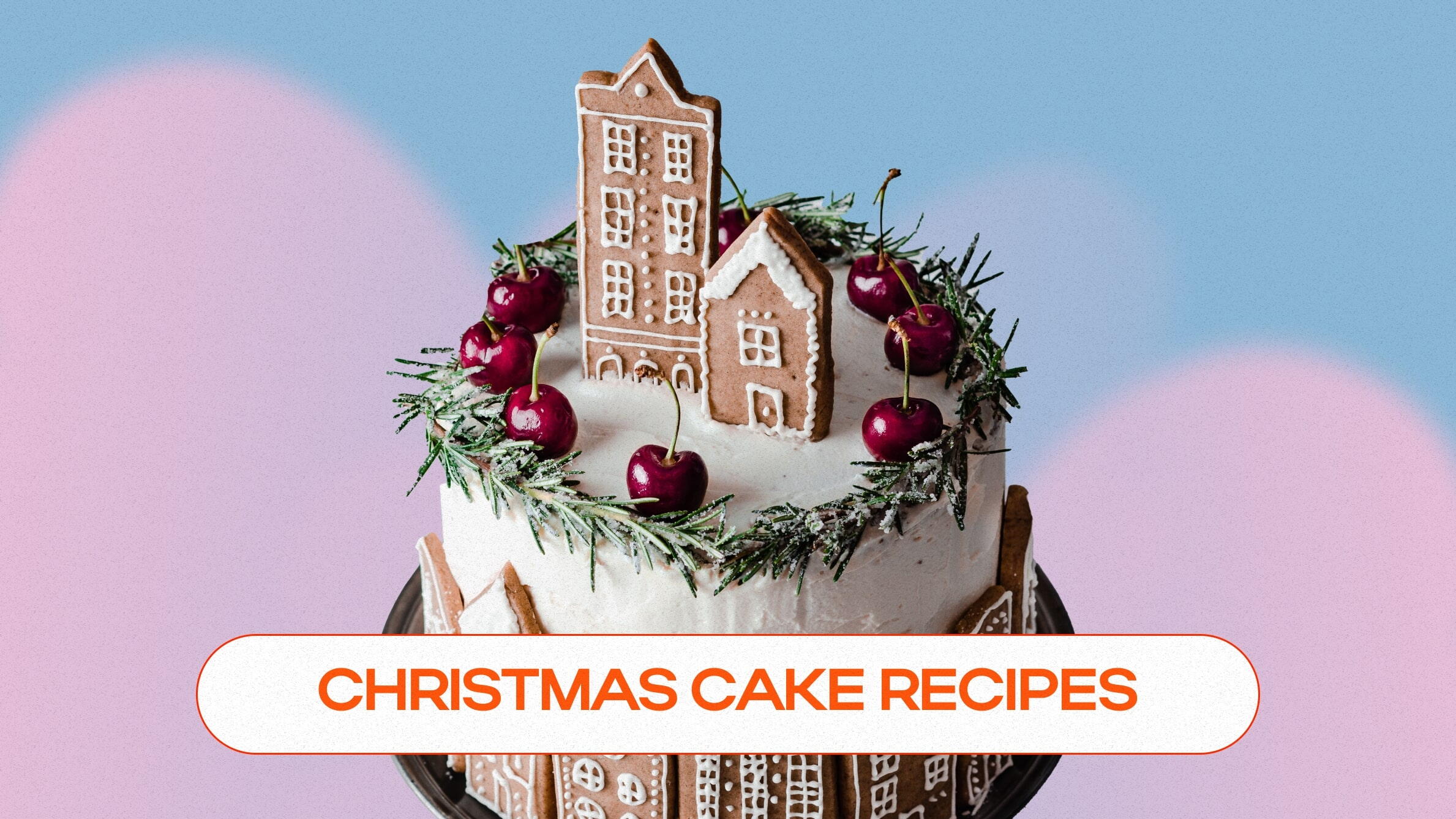 Elegant Christmas Cake – SahniBakery